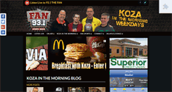 Desktop Screenshot of 931thefan.com